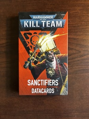 Warhammer 40k Kill Team Sanctifiers DATA CARDS NEW