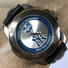 Sun Time Sportivi New York Yankees Men World Series 2000 Quartz Watch 7 1/2"