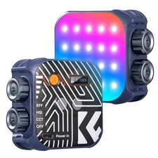 RGB Video Light Blue 360 Full Color LED Camera 2500K-9900K Rechargeable Panel