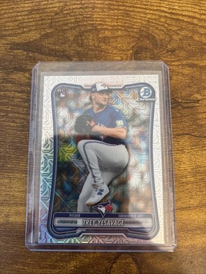 2026 Bowman Trey Yesavage Mojo Chrome Refractor Blue Jays