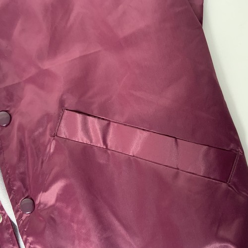 Cardinal VIDCON 9 2018 Creator Embroidered Burgundy Satin Bomber Jacket Mens S - Picture 6 of 12