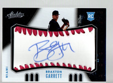 2021 Absolute Rookie Baseball Material Signature Pink #127 Braxton Garrett 12/35