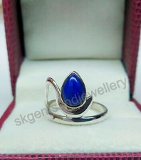 Lapis Lazuli Ring 925 Sterling Silver Ring Boho Ring Handmade Fine Ring All Size