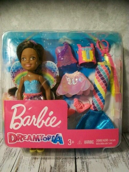 barbie rainbow cove chelsea dress up