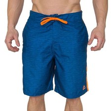 NWT Men's RBX Board Shorts Swim Trunks Navy Blue w/Orange Size Small