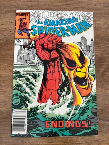 Amazing Spider-Man # 251 NM Marvel Comic Book Goblin Rhino Gwen MJ May 12 J273