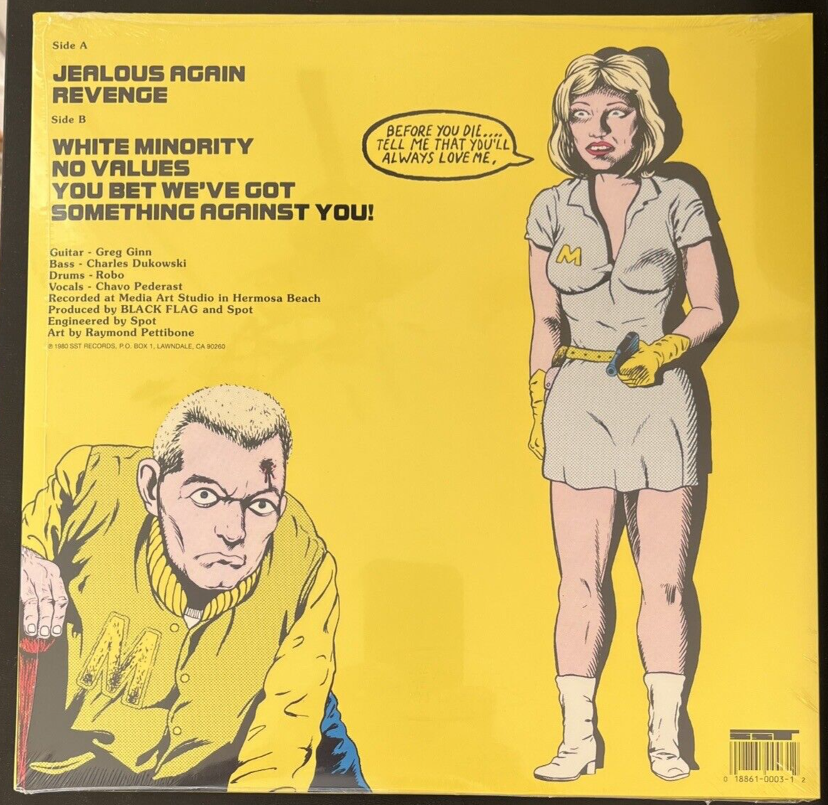 BLACK FLAG JEALOUS AGAIN SST 003 VINYL EP SEALED MINT | eBay