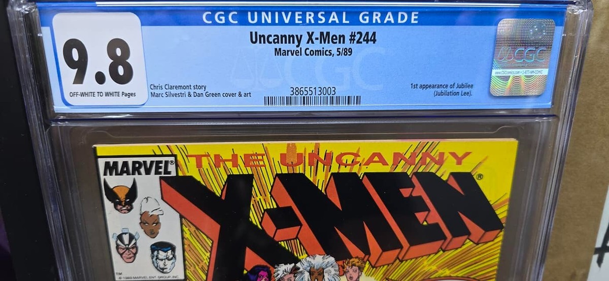 Uncanny X-Men #244 CGC 9.8 1st appearance of JUBILEE! 1989 | eBay