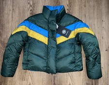 Canada Goose Womens Reversible Mila Puffer Seaweed Multi Peacock Size S Bnwt