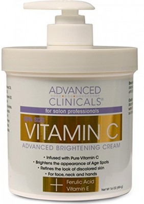 advanced clinicals vitamin c advanced brightening cream