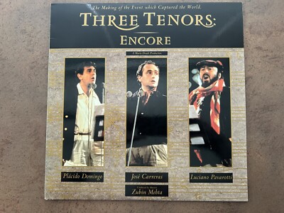 Laser Disc ''The making of Three Tenors: Encore''