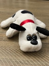 Pound Puppies Plush white black 1988 Dog Stuffed Animal Vintage Tonka Puppy