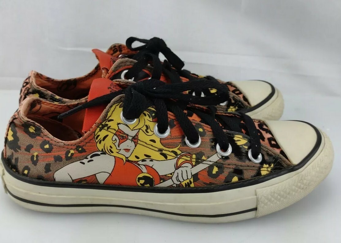 Converse All Star x Thundercats Cheetara Sneakers Size Women's 6 Men's 4 |  eBay