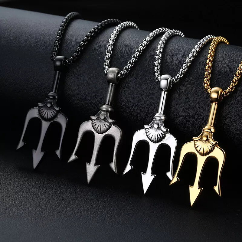 Poseidon trident hotsell necklace