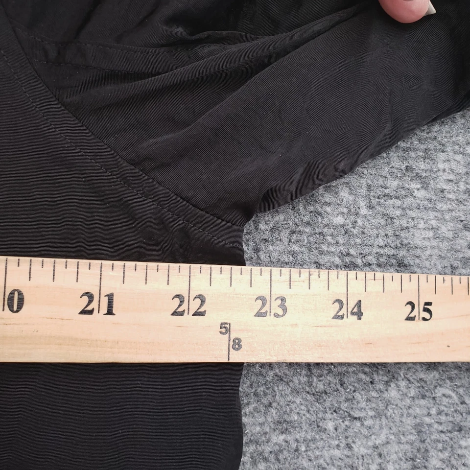 Chaqueta Lululemon Mujer 12 Negra Siempre Sin Esfuerzo Gabardina Manga Larga Ventilada Foto 4 de 4