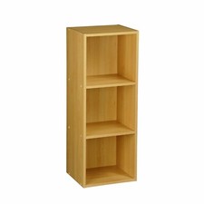 Small End Table Bookcase 3 Tier Home Coffee Magazines Books Wood Side