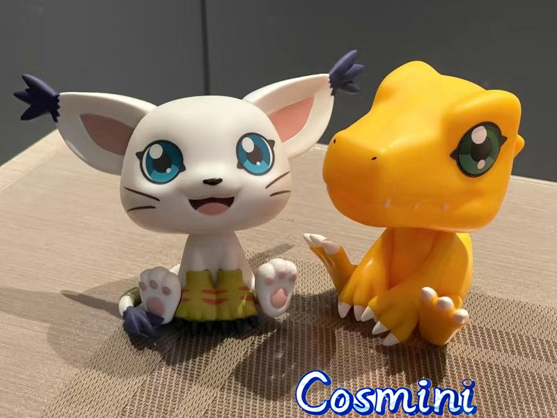 Digimon Adventure Look Up PVC Statues Piyomon & Gomamon 11 cm (with gift) Megahouse