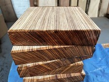 1x Zebrano Bowl Blank 10x10x2?/Wood Turning/Wood Blank/Exotic Hardwoods