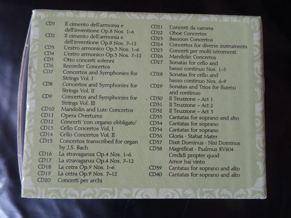 Vivaldi Edition 40 CDs Box Brilliant Classics - Wie neu! - Bild 4 von 4