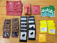 HUGE LOT NEW SIngle Use Facial Skin Treatments Hair Products Skin Pore care