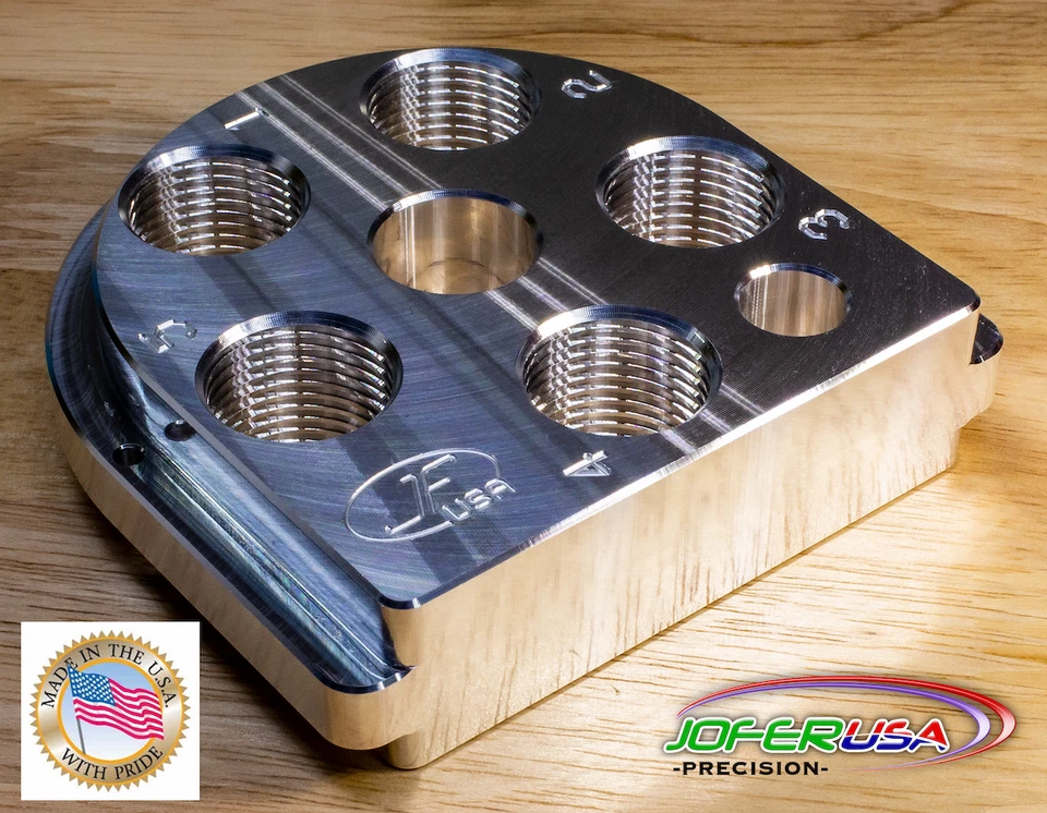 Cabezal de herramientas estilo Dillon Precision XL650 750 cabezal de herramienta CNC de aluminio por Jofer EE. UU. Foto 4 de 4