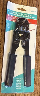 Junk Drawer item - HY - 8 Contact - RJ45 - Modular Plug Crimping Tool