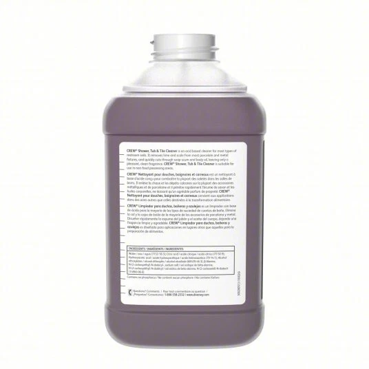 DIVERSEY Shower Cleaner: Crew, 9, Fits J-Fill Dispenser Series, 2.5 L, 2 PACK - Image 2 of 4