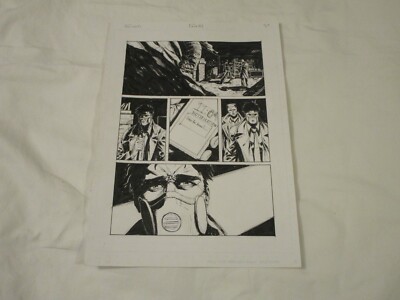 Whatnot Publishing The Exiled Wesley Snipes Eskivo Issue #1 Page #18 Original