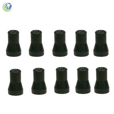 NEW DENTAL SALIVA EJECTOR PUSH-ON TIP BLACK DENTAL DELIVERY SYSTEM PARTS 10 Unit