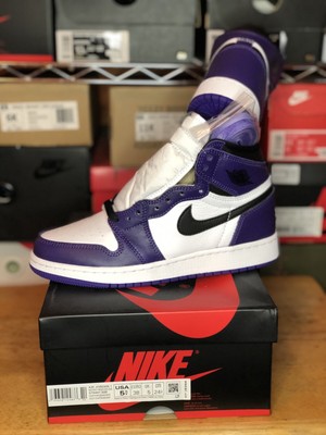 jordan 1 court purple 5.5