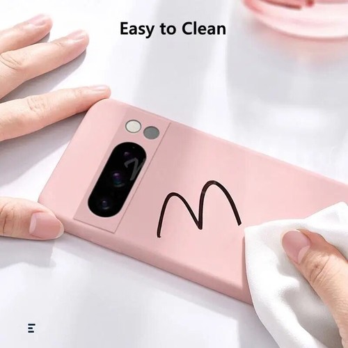 Liquid Silicone Protection Soft Shell Cover For Google Pixel 8 7A 7 Pro 6 6A 5G - Photo 5 sur 24