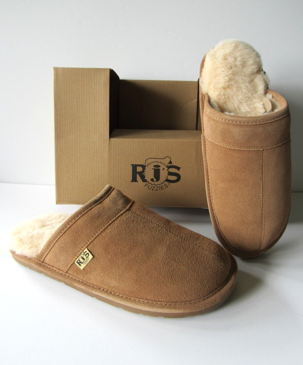 Mens Scuff Rjs Fuzzies Mens Slippers RJ's Fuzzies Men's Sz M