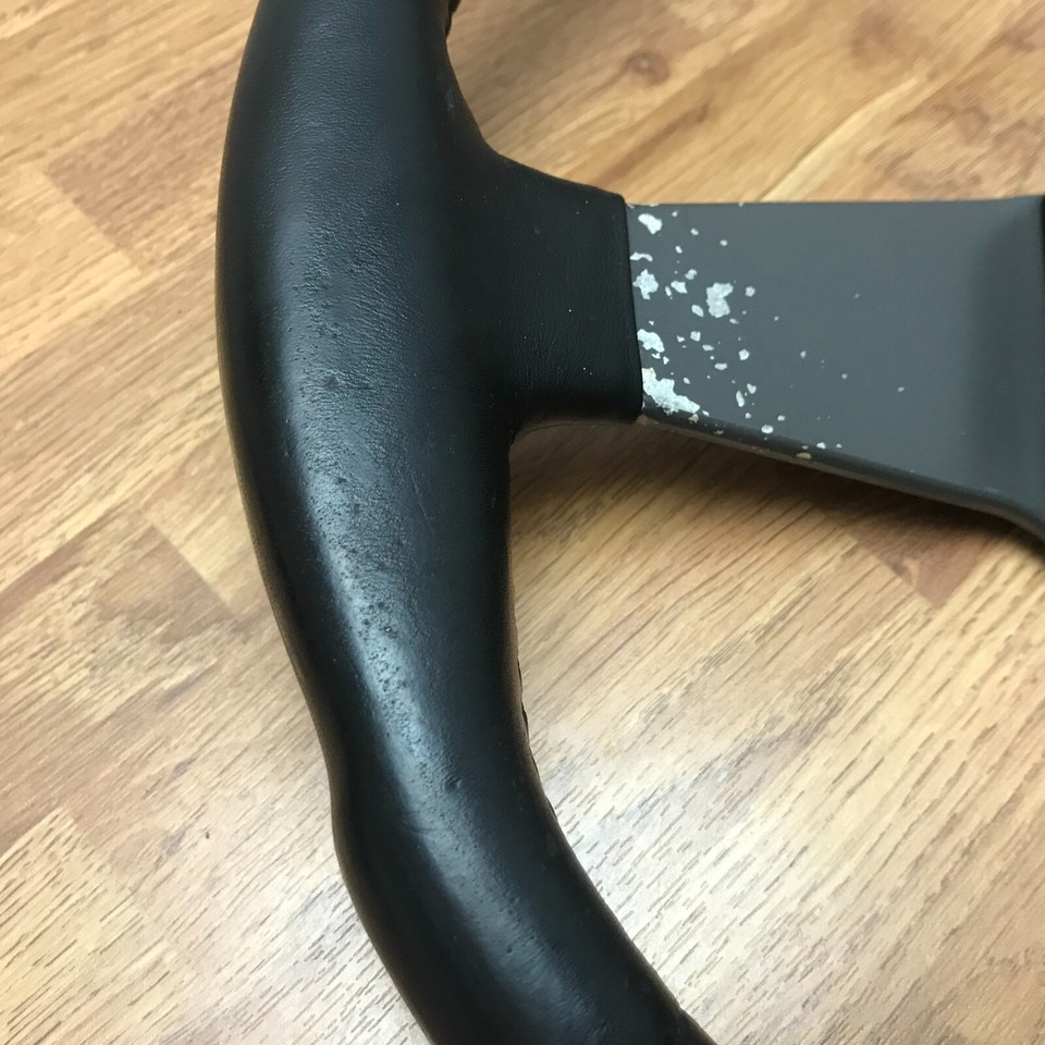 Genuine Renault Alpine A610 GTA V6 350mm black leather steering wheel ...