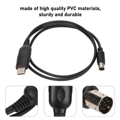 Write Frequency Cable 8 Pin Mini DIN Plug Stable USB Programming Cable For F TDM - Afbeelding 1 van 22
