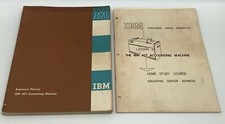 IBM Reference Manual Book 407 Accounting Machine 1959  Lesson 6 1960 Computer