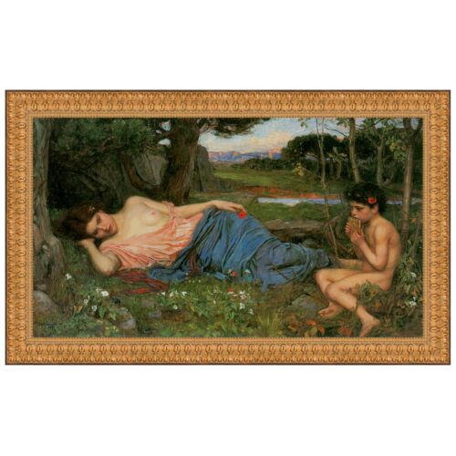 Design Toscano Listen to my Sweet Pipings 1911: Canvas Replica Painting: Small