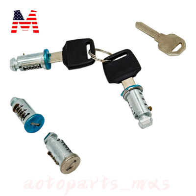 4-Pack Thule Compatible Lock Cores - One-Key System Lock Cylinders, Bike Rack, S