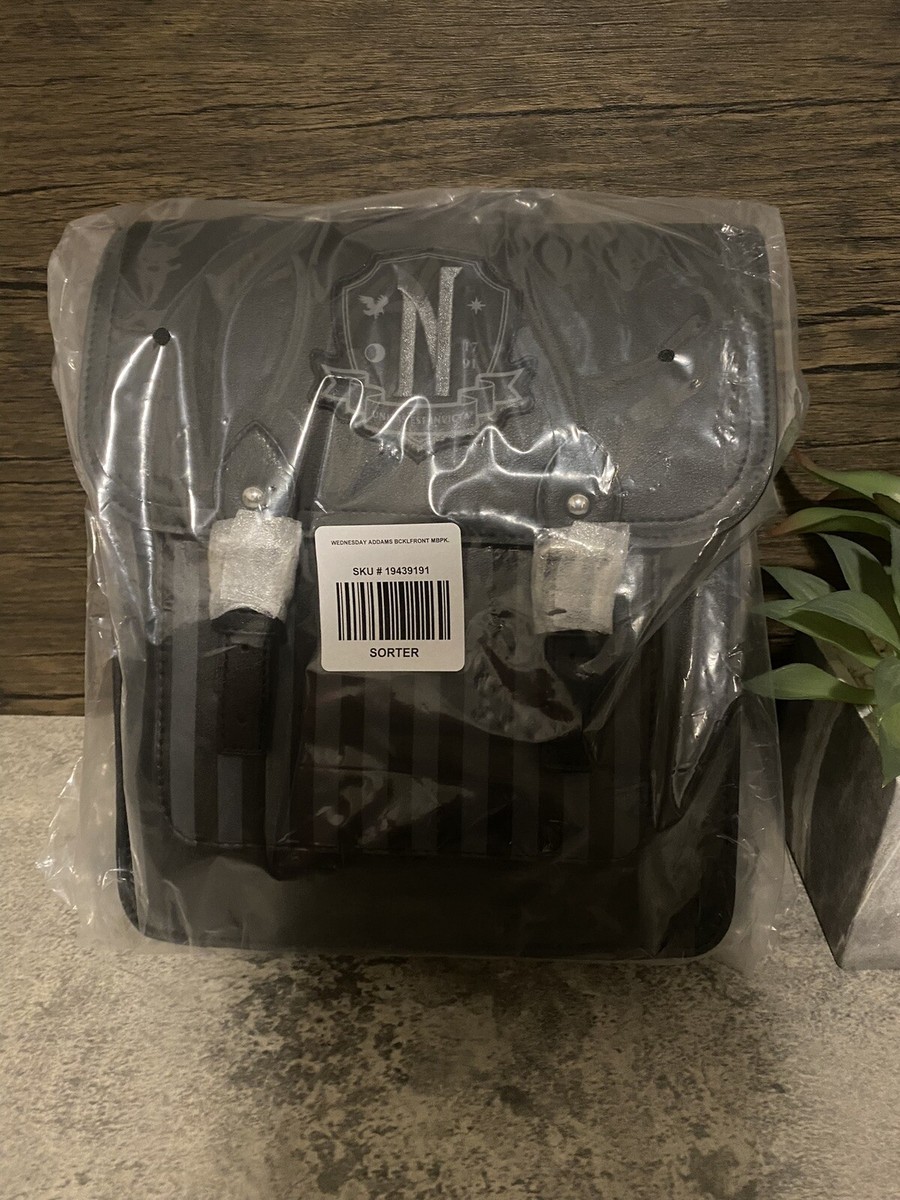 Wednesday The Addams Family Nevermore Academy Mini Backpack New READY TO  SHIP | eBay