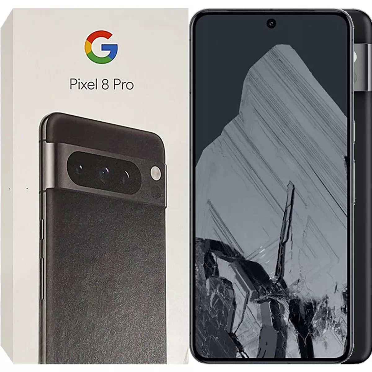 Google Pixel 8 Pro Dual-SIM 256GB ROM + 12GB RAM (Only GSM  No CDMA)  Factory Unlocked 5G Smartphone (Obsidian) - International Version 