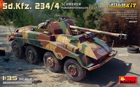 Sd.Kfz. 234/4 Schwerer PanzerspäHwagen 7,5 Cm. Interior Kit 1:3 5 Kunststoff Kit