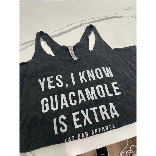 Camiseta sin mangas Yes I Know Guacamole Is Extra Camisa de entrenamiento - Imagen 3 de 3