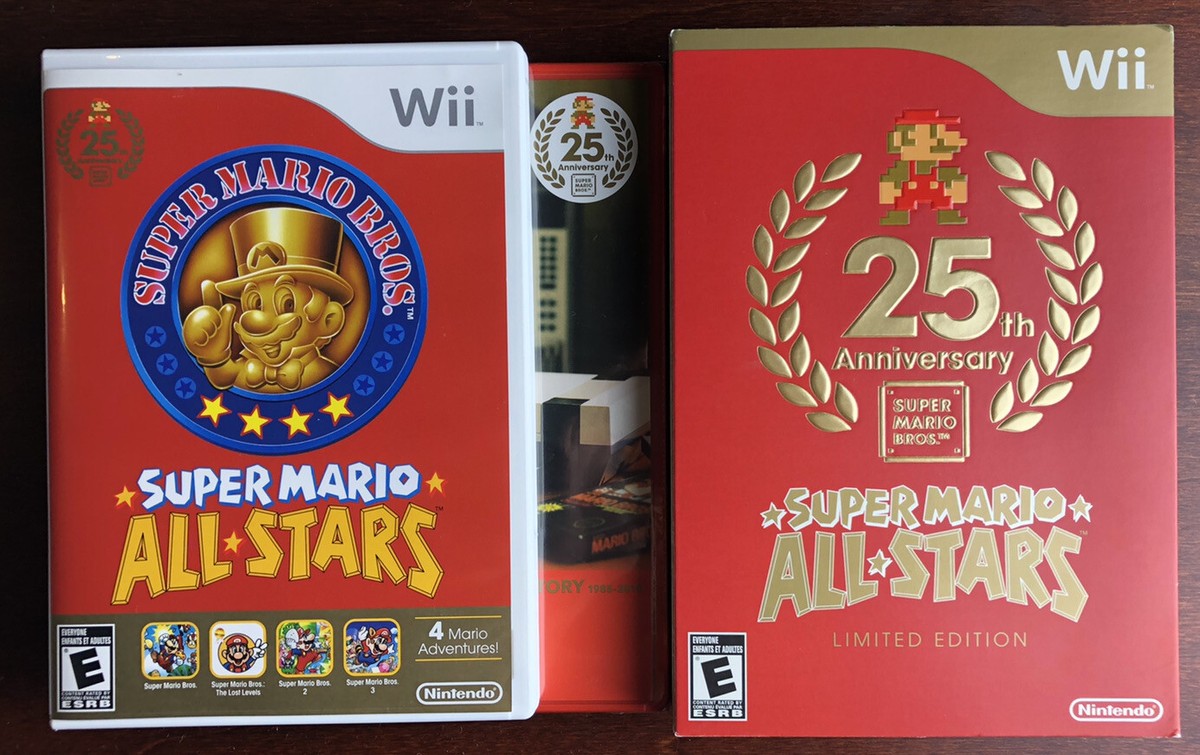 Mario Brothers Super Mario Bros 25th Anniversary Wii Super Mario
