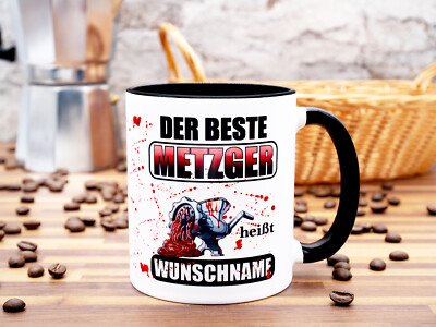 Fleischer Ausbildung Tasse „Ich Bin Fleischer – Ich Darf Das“ – Lustige Geschenkidee Für Azubis (Schwarz)