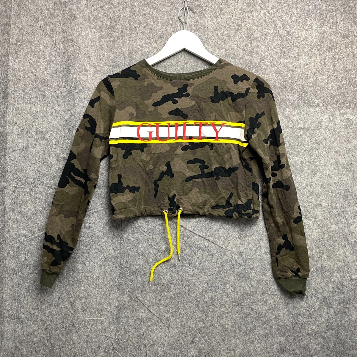 Camo crewneck store sweatshirt womens