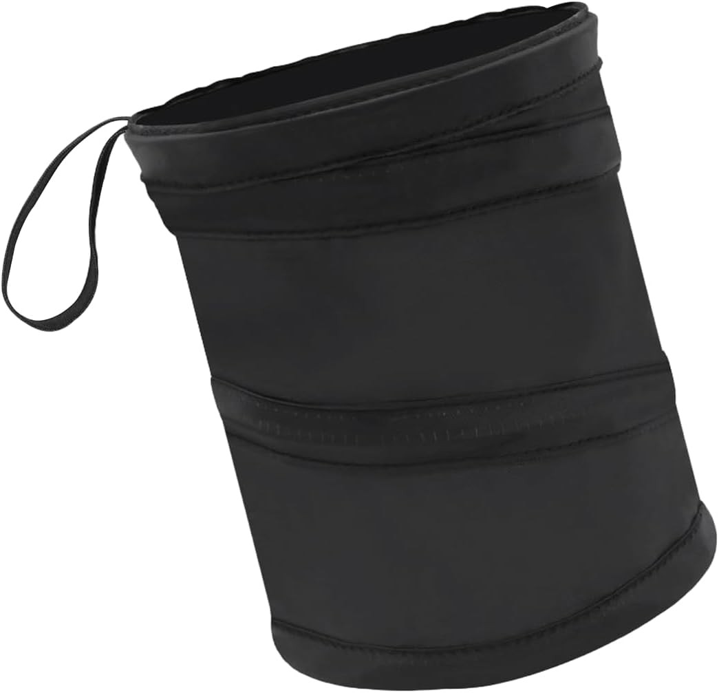Collapsible Car Trash Can with Magic Sticker, Portable Waterproof Ha Size: 1PC
