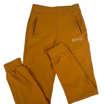 The Barbell Cartel  Reflex Joggers Sweat Pants  Gold Nylon Spandex Stretch S
