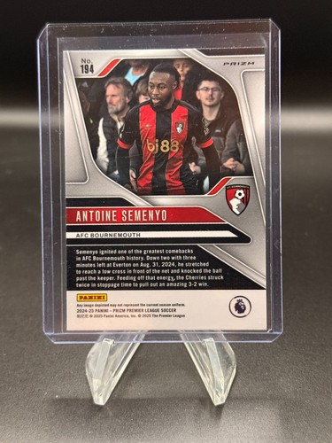 2024-25 Prizm Premier League Antoine Semenyo Lazer Bournemouth #194 - Bild 2 von 2