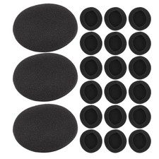 24pcs Headphone Sponge Covers: 55mm Round Earbud Cushion Covers - Headset Ear