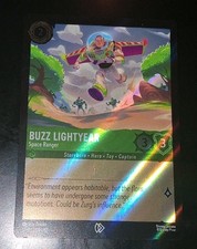 AMC Buzz Lightyear Space Ranger 57/P3 Disney Lorcana Toy Story Movie Promo Foil