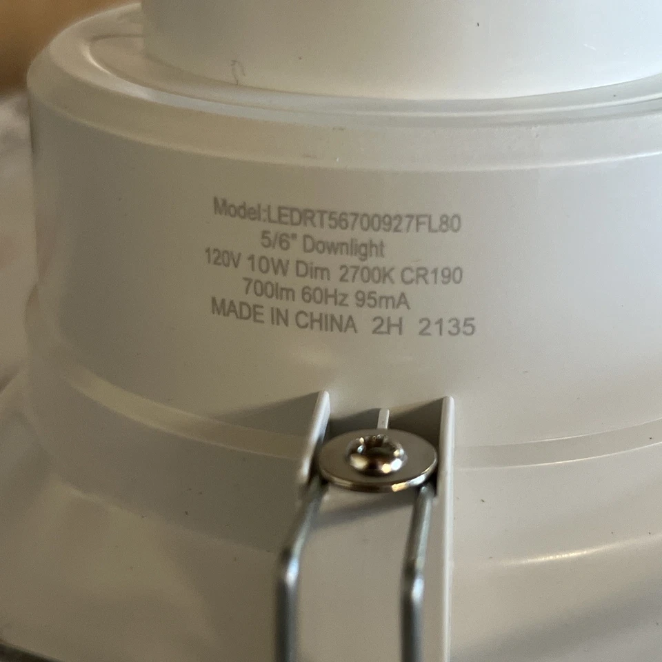 2x Sylvania 5-6" LED Recessed Light Kits 2700K E26 Base Dimmable New - Image 3 of 3